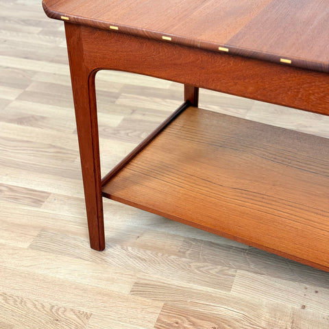 Coffee table in teak by Yngvar Sandström for Seffle Möbelfabrik, 1950s-60s, Sweden