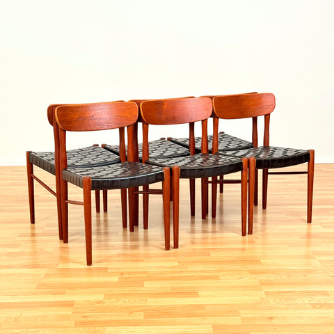 Danish dining chairs in teak