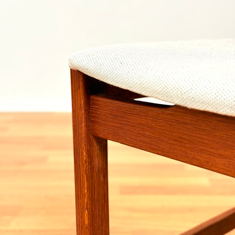 Danish dining chairs in solid oak by Kurt Østervig, for KP Møbler