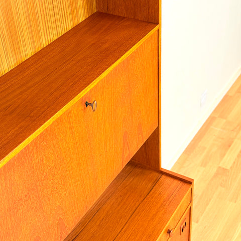 Swedish bookshelf in teak