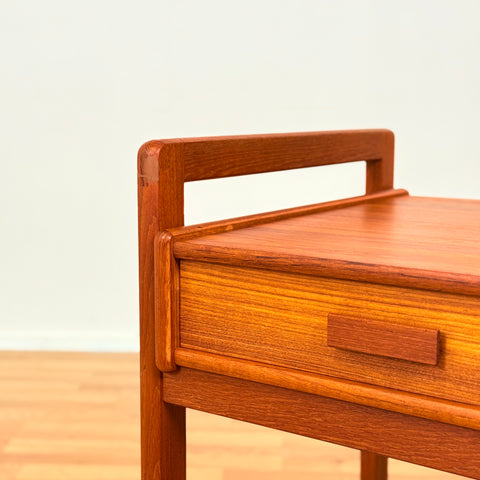 Swedish serving trolley in teak