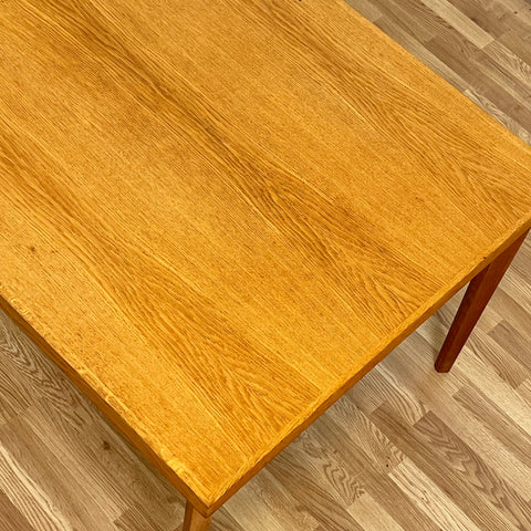 Dining table, oak, 1970s, Denmark.