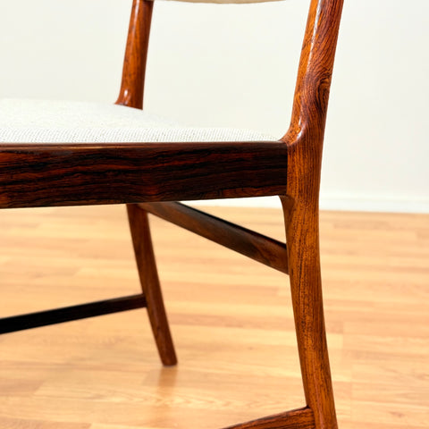 Danish dining chairs in Santos rosewood by Kai Lyngfeldt Larsen