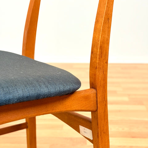 Danish dining chairs in teak & beech by Farstrup