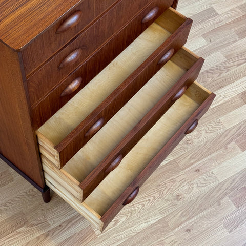 Chest of drawers, in teak, Denmark