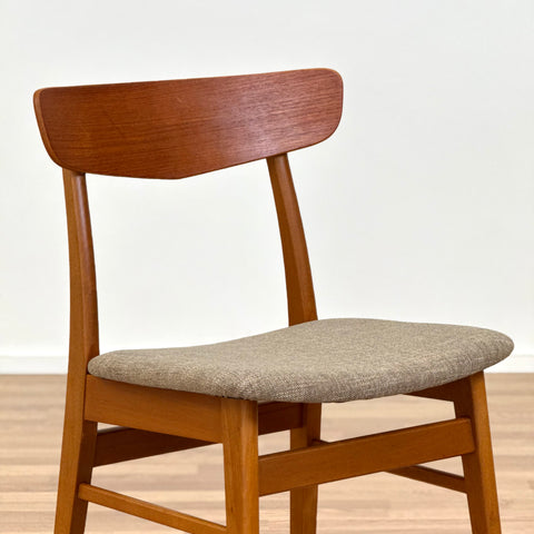 Set of 6 chairs made of teak and beech by Findahl möbelfabrik, 1950s-60s, Denmark - Beyo Vintage