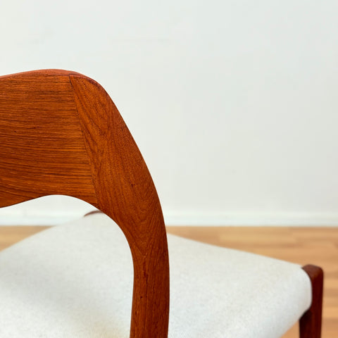 Danish set of 2 dining chairs 'model 71' by Niels O. Møller