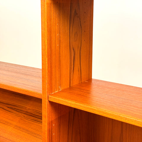 Swedish bookshelf in teak, 1950s-60s