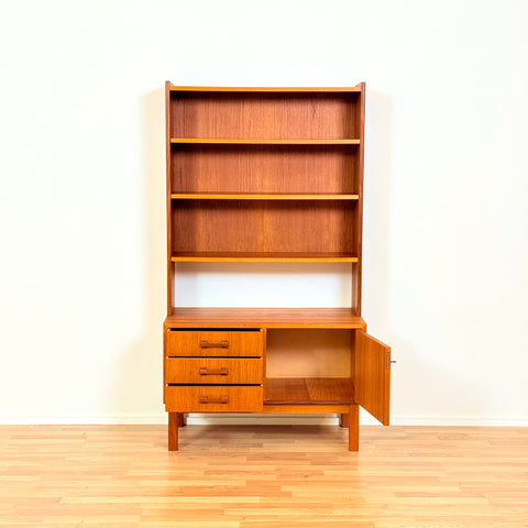 Swedish bookshelf in teak