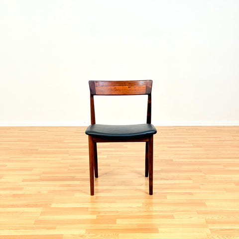 Danish dining chairs in Santos rosewood by Henry Rosengren Hansen for Brande Møbelindustri, model '39'