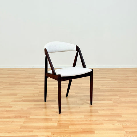 Danish set of 6 dining chairs model 31 in Santos rosewood by Kai Kristiansen