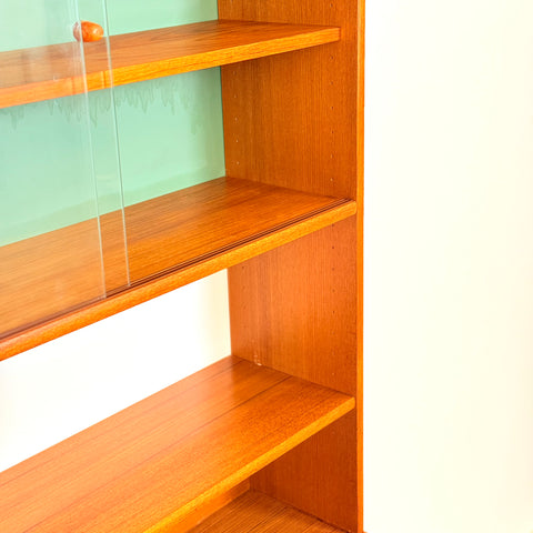 Swedish bookshelf in teak by B. Fridhagen for Bodafors