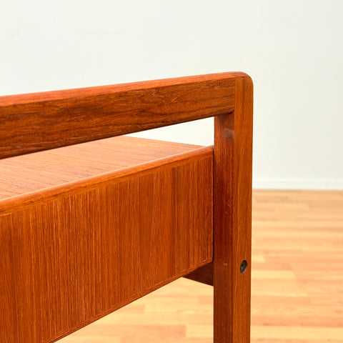 Swedish serving trolley in teak