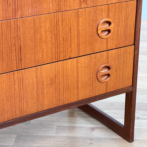 Chest of drawers, in teak by Arne Wahl Iversen, Ikea