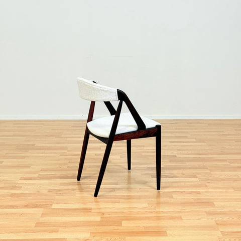 Danish set of 6 dining chairs model 31 in Santos rosewood by Kai Kristiansen