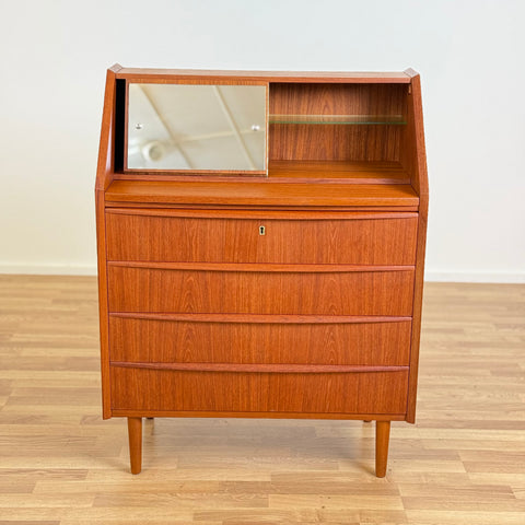 Mid Century Danish Teak Secretaire/ Sminkbyrå, 1960-talet