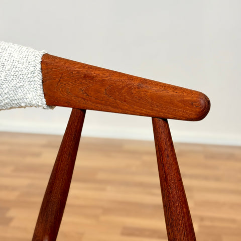 Set of 4 chairs in teak, by Ejner Larsen & Aksel Bender Madsen, 1950s-60s, Denmark