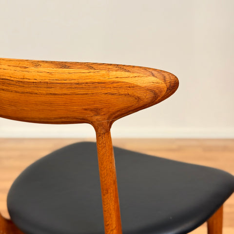 Set of 4 chairs in oak & teak, model Skagen by Kurt Ostervig, 1950s-60s, Denmark