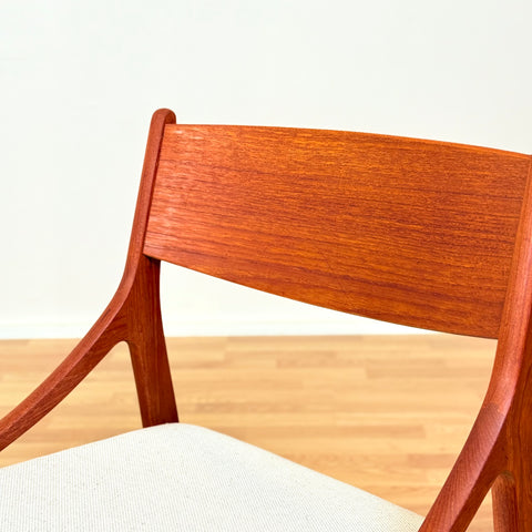 Danish dining chairs in teak by Vestervig Eriksen for Brdr. Tromborg, model 'BT21'