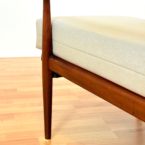 Danish armchairs in stained beech