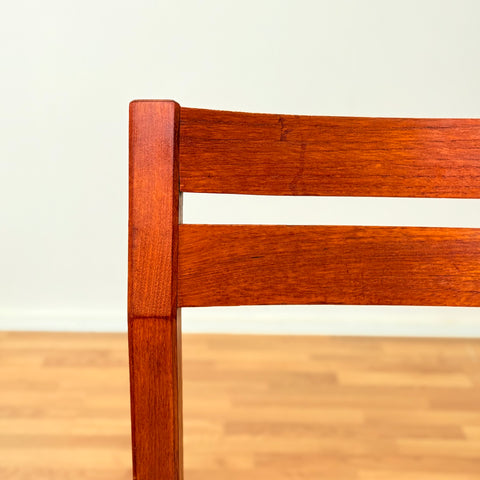 Danish set of 8 dining chairs in teak by N.O. Møller, model 404