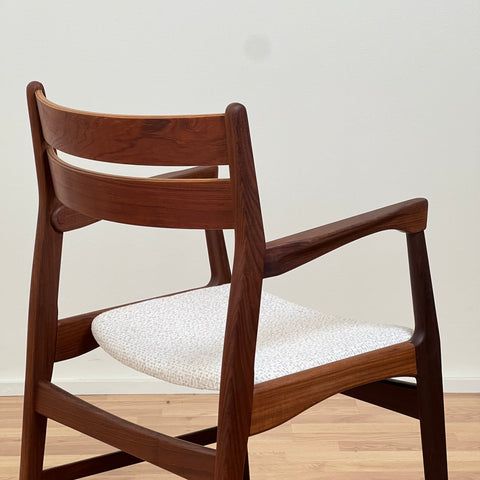 Teak armchairs, Denmark, 1960s