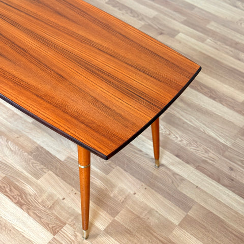 Swedish coffee table in teak & beech