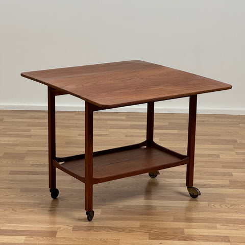 Serving trolley, teak, 1950s-60s.