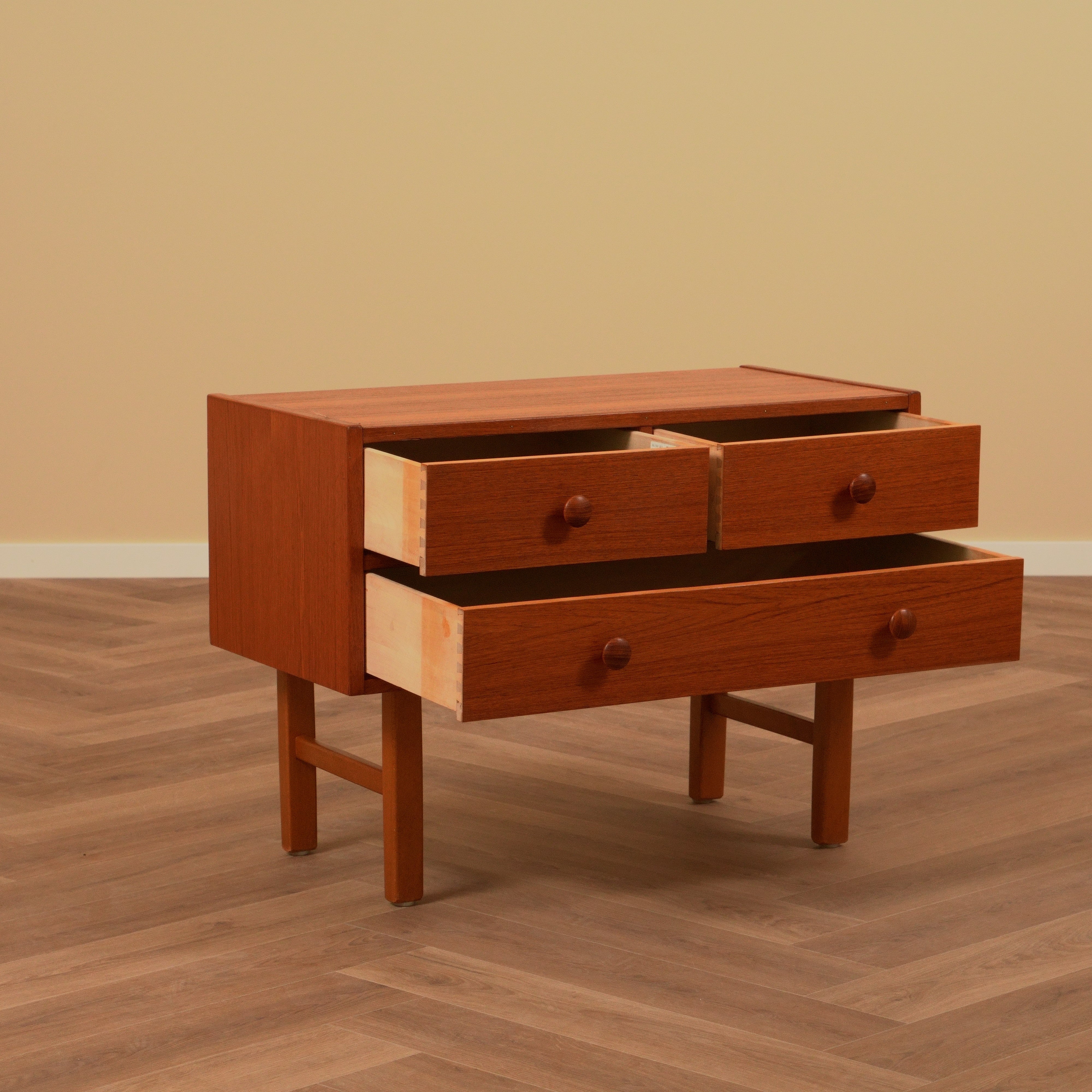 Vintage Danish chest of drawers in teak buy in Stockholm