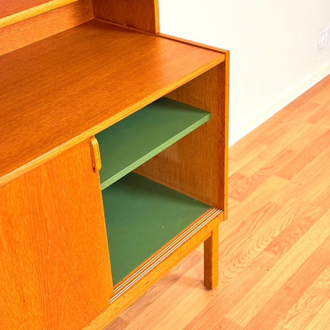 Swedish bookshelf in oak by Bertil Fridhagen for Bodafors