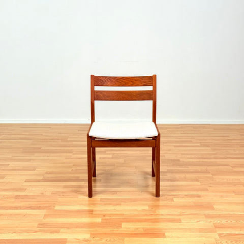 Danish dining chairs in solid oak by Kurt Østervig, for KP Møbler