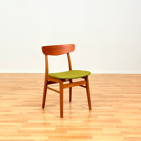 Danish dining chairs in teak & beech by Findahl