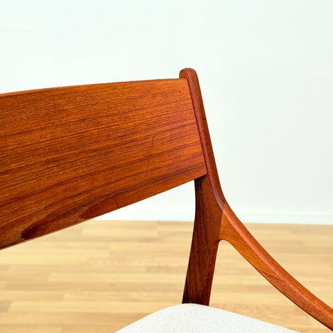 Danish dining chairs in teak by Vestervig Eriksen for Brdr. Tromborg, model 'BT21'