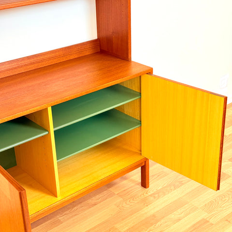 Swedish bookshelf in teak
