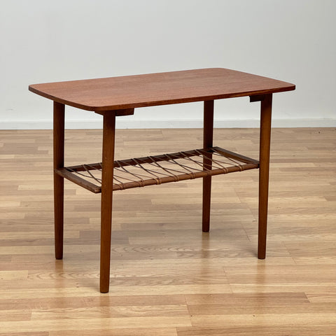 Small coffee table, teak, 1950s-60s.