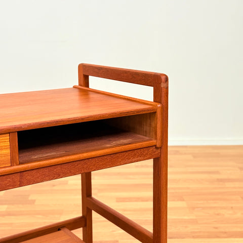 Swedish serving trolley in teak