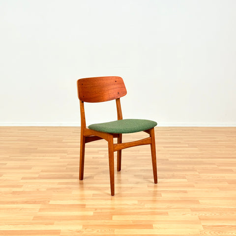 Danish dining chairs in teak & oak by Farstrup