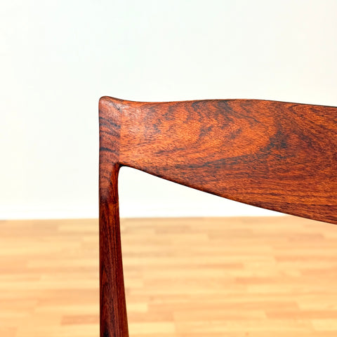 Danish dining chairs in Santos rosewood by Arne Hovmand Olsen