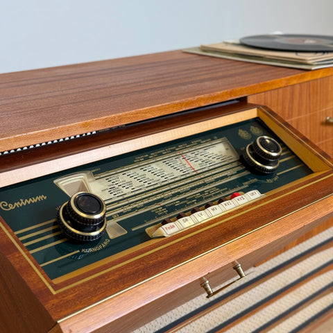 Stereo cabinet in teak, 1960s.