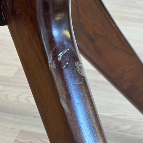 Dining table, dark wood, 1970s