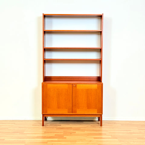 Swedish bookshelf in teak