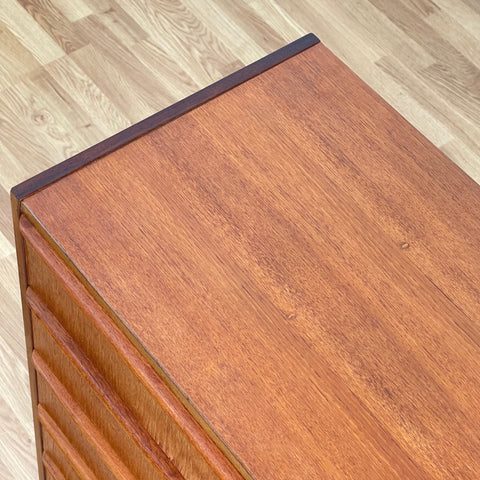 Chest of Drawers, teak, Denmark, 1950s-60s.