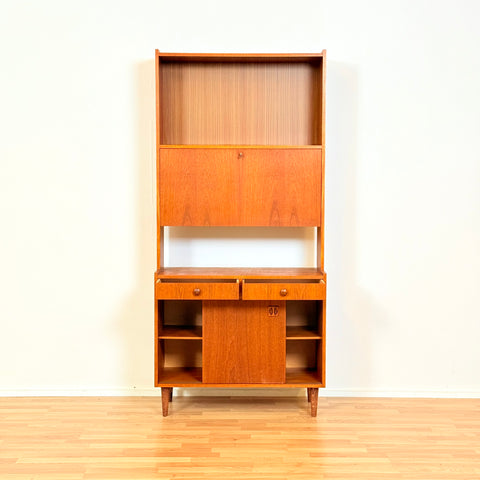 Swedish bookshelf in teak