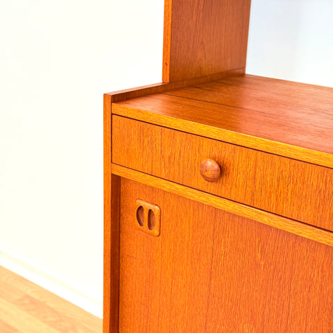 Swedish bookshelf in teak