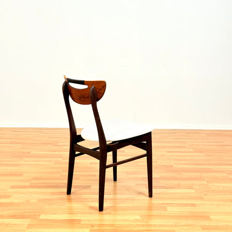 Danish dining chairs in Santos rosewood & teak