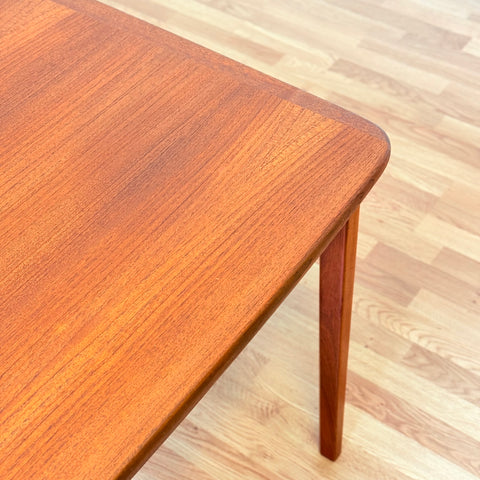 Swedish rectangular dining table in teak by Ulferts Möbler