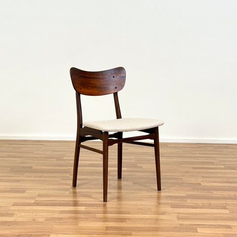 Set of 4 in rosewood and teak, 1950s-60s, Denmark - Beyo Vintage