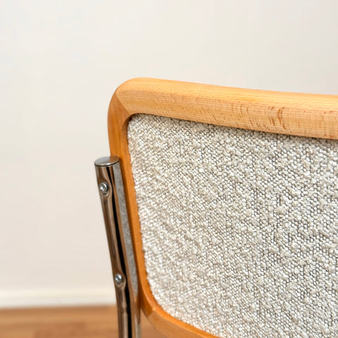 Set of 6 dining chairs in beech by Marcel Breuer Cesca for BENE, 1980s-90s, Austria