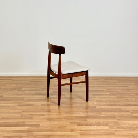 Solid teak chairs, Henning Kjaernulf & Bruno Hansen