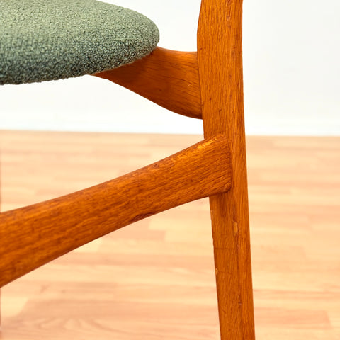 Danish dining chairs in teak & oak by Farstrup
